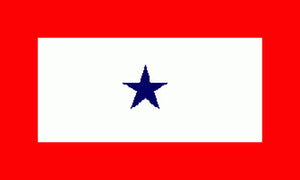 Military flags-Blue Star Service Flag 3x5ft