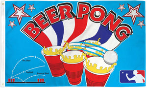 Beer Pong Flag