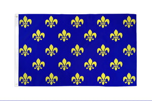 Fleur De Lis (Blue Multi) Flag