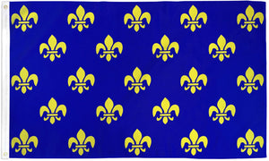 Fleur De Lis (Blue Multi) Flag