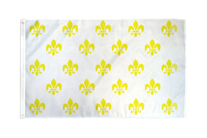 Fleur De Lis (White Multi) Flag