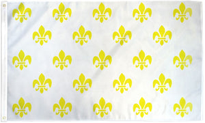 Fleur De Lis (White Multi) Flag