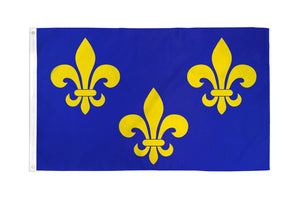 Fleur De Lis (Blue 3) Flag