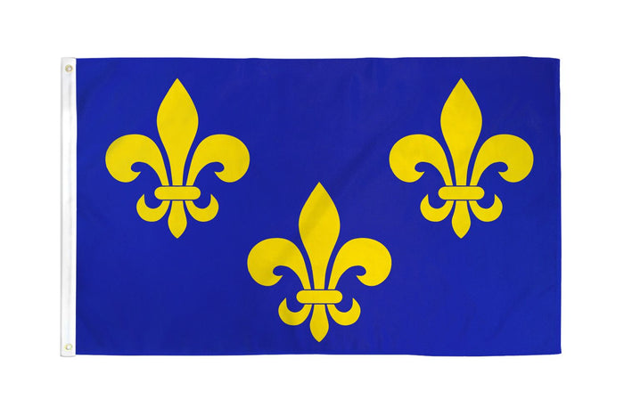 Fleur De Lis (Blue 3) Flag