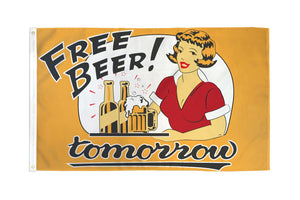 Free Beer Tomorrow Flag