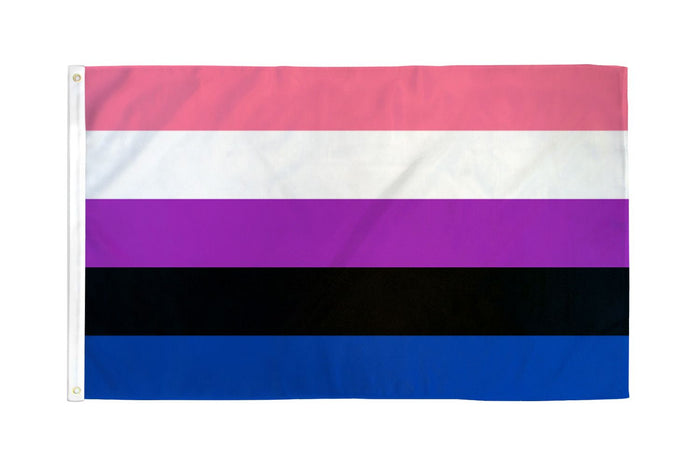 Gender Fluid Waterproof Flag