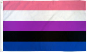 Gender Fluid Waterproof Flag