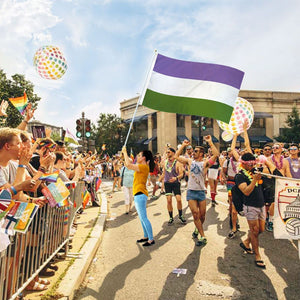 Genderqueer Waterproof Flag