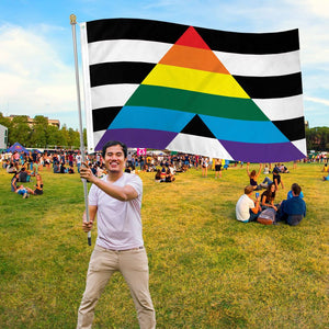 Gay Straight Alliance Waterproof Flag
