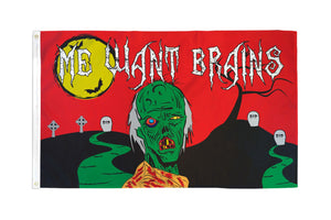 Halloween Zombie Flag
