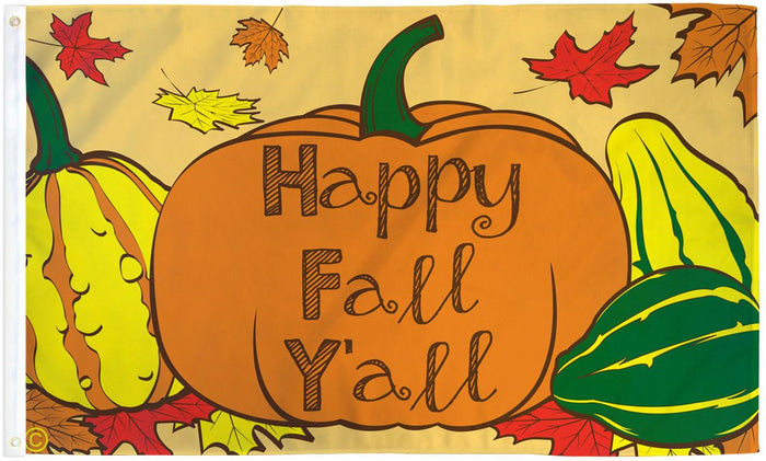 Happy Fall Yall Flag