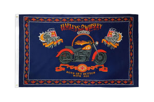 Harleys & Whiskey Flag