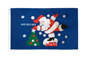 Ho Ho Ho Santa Flag