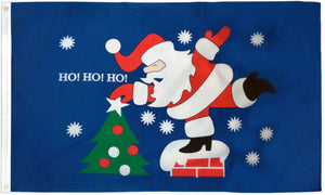 Ho Ho Ho Santa Flag