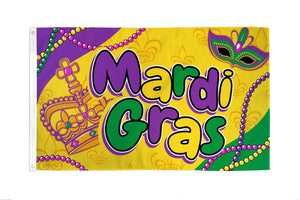 Mardi Gras (Beads) Flag