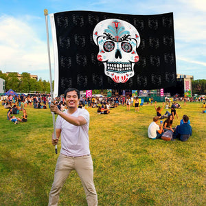 Sugar Skull Flag