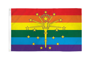 Indiana (Rainbow) Flag