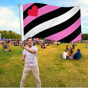 Leather Girl Pride Waterproof Flag