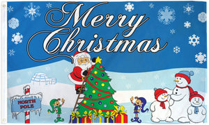 Merry Christmas (NorthPole) Flag