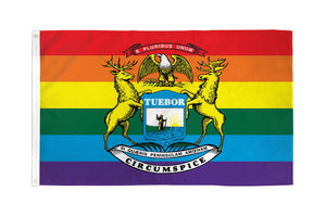 Michigan (Rainbow) Flag