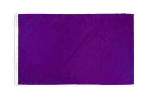 Purple Solid Color Flag