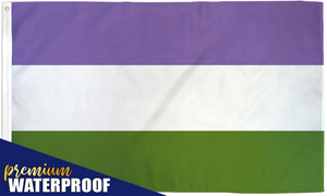 Genderqueer Waterproof Flag