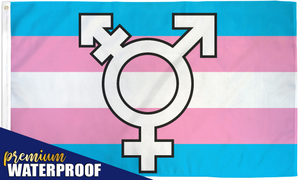 Transgender (Symbol) Waterproof Flag