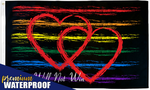 Hate Will Not Win Waterproof