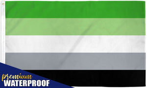Aromantic Waterproof Flag