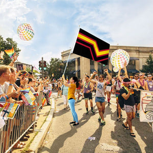 Rubber Pride Waterproof Flag