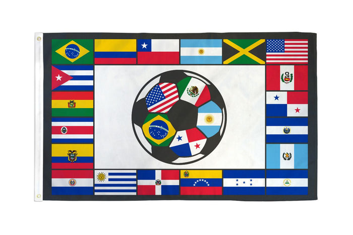 South American Soccer Flag