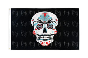 Sugar Skull Flag