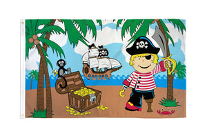 Treasure Island Boy Pirate Flag