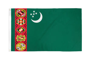 Turkmenistan (Old) Flag