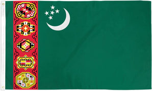 Turkmenistan (Old) Flag