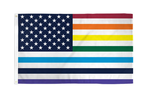 USA Rainbow (Old Glory) Flag