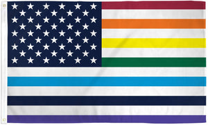USA Rainbow (Old Glory) Flag