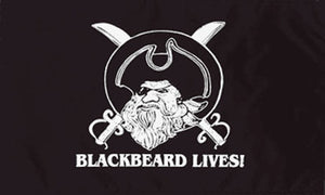 Pirate flags-Black Beard Lives Flag 3x5ft