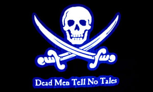 Pirate flags-Dead Men Tell No Tales Flag 3x5ft