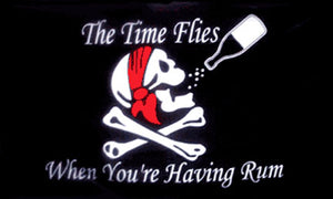 Pirate flags-The Time Flies Flag 3x5ft