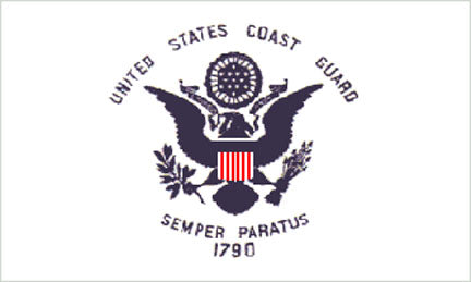 Military flags-Coast Guard Regular Flag 3x5ft