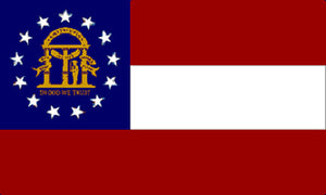 Georgia state flag 3x5 ft - US state Flags