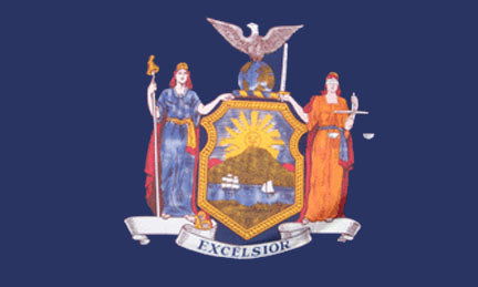 New York state flag 3x5 ft - US state Flags
