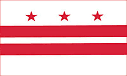 Washington D.C. state flag 3x5 ft - US state Flags