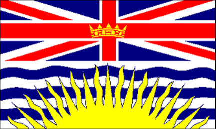 3x5 ft British Columbia Flag